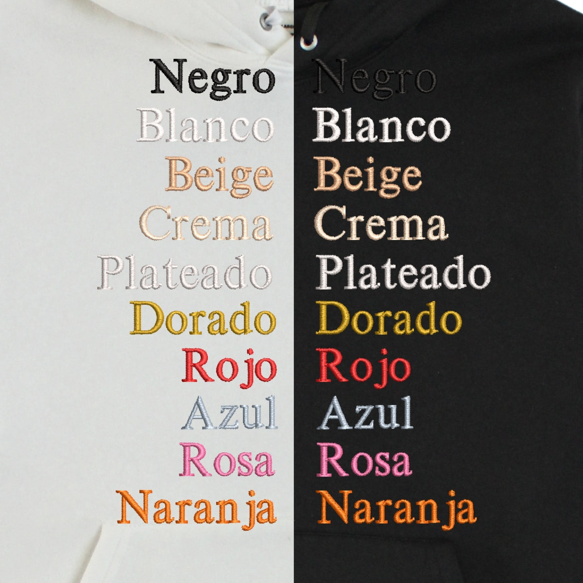 Hoodie con frase personalizada