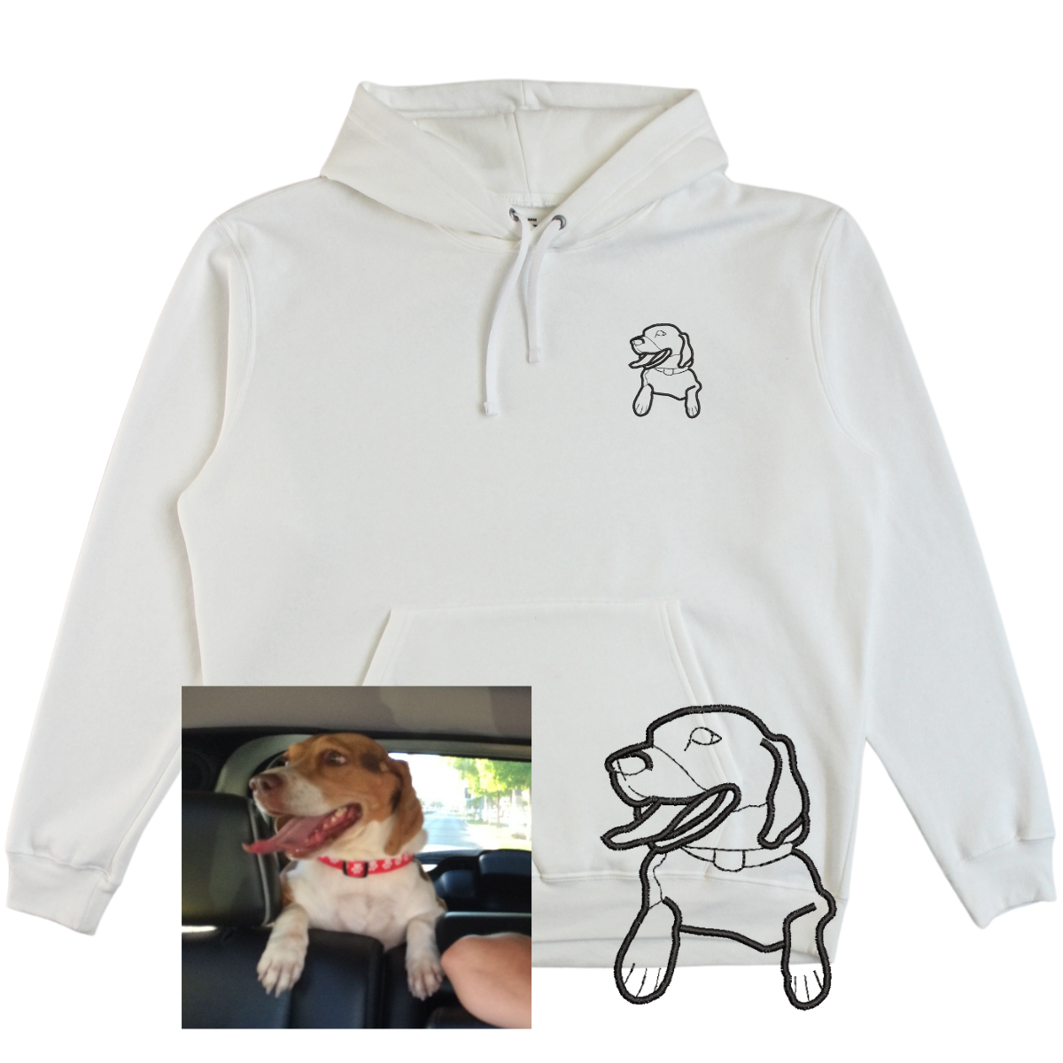 Hoodie personalizada de mascota